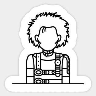 Edward Scissor Hands Sticker